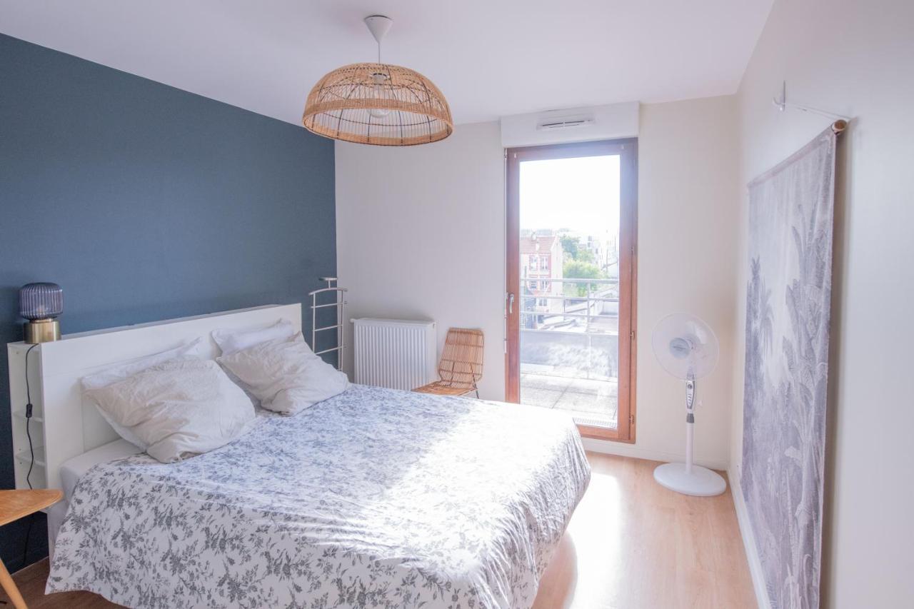 Machouart Le Duplex -Parking Gratuit Equipee Commodites- Daire Aubervilliers Dış mekan fotoğraf